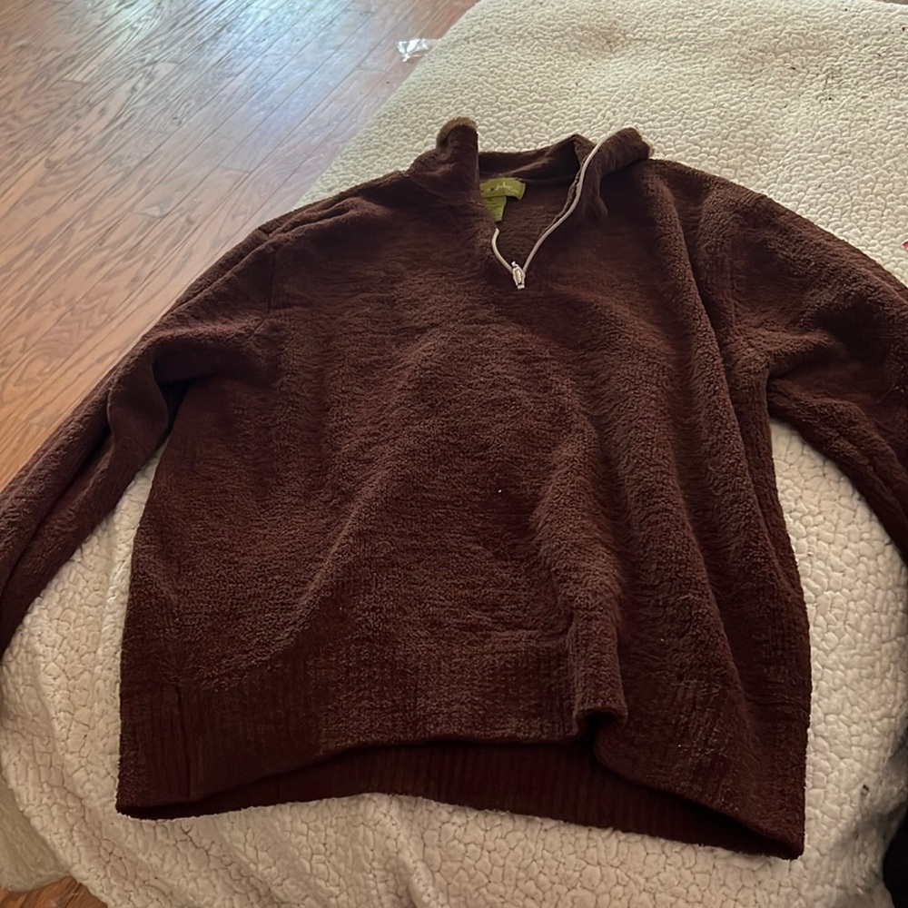 Very very soft quarter Zip up Sweatshirt
